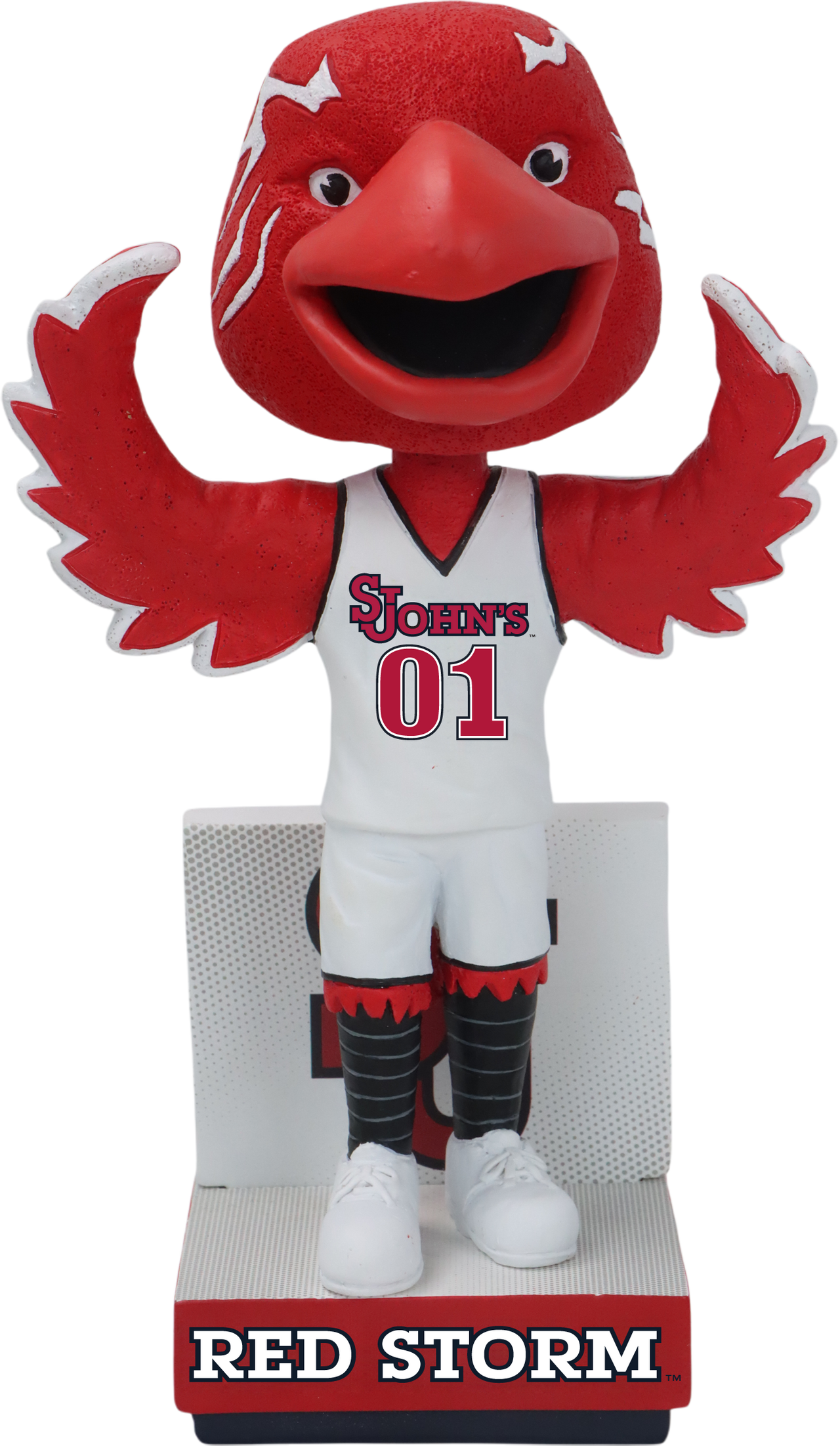 Johnny Thunderbird St. John's Red Storm Current Mascot Bobblehead NCAA College