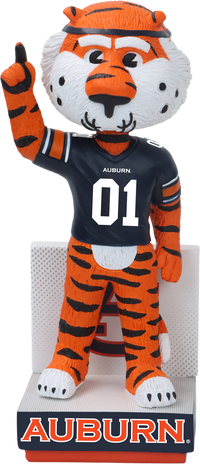 Thumbnail for Aubie The Tiger Auburn Tigers Football Blue Jersey Bobblehead NCAA College