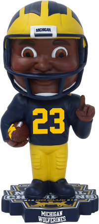 Thumbnail for Michigan 2024 CFP Champions Black Boy Bobblehead
