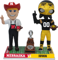 Thumbnail for Nebraska vs. Iowa Football Rivalry Bobblehead