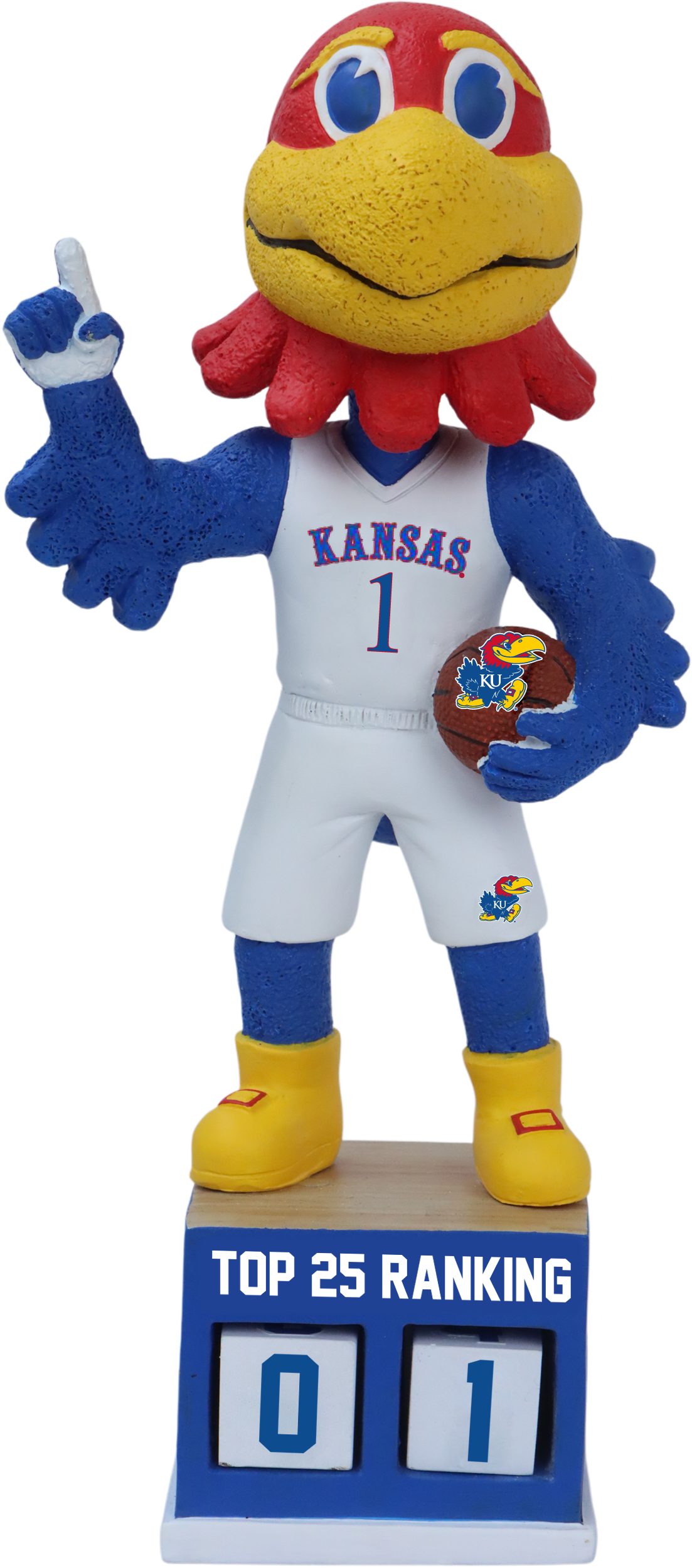 Kansas Basketball Tracker Bobblehead