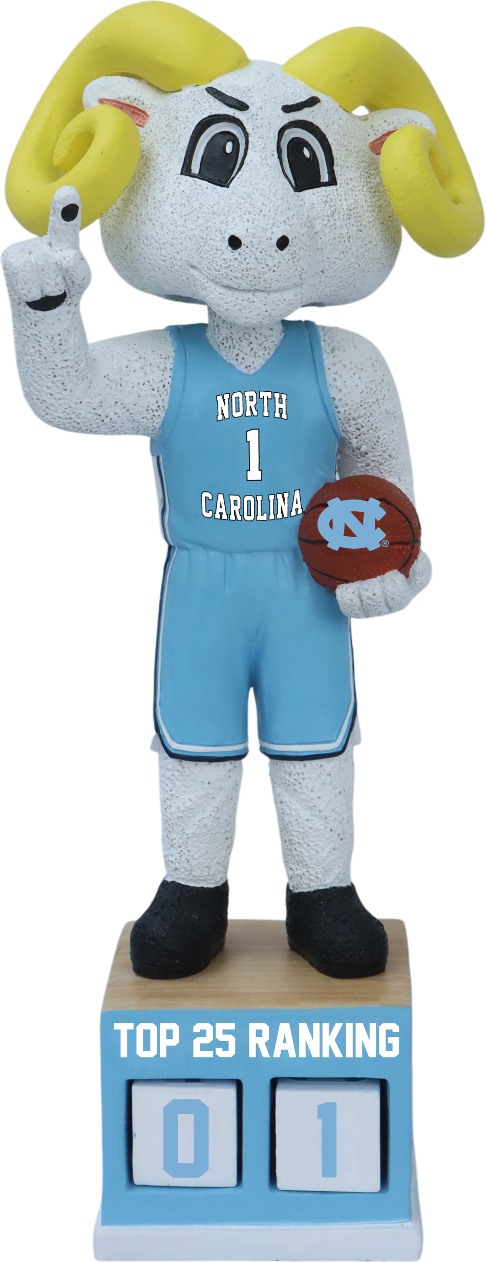 North Carolina Men's Basketball Tracker Bobblehead