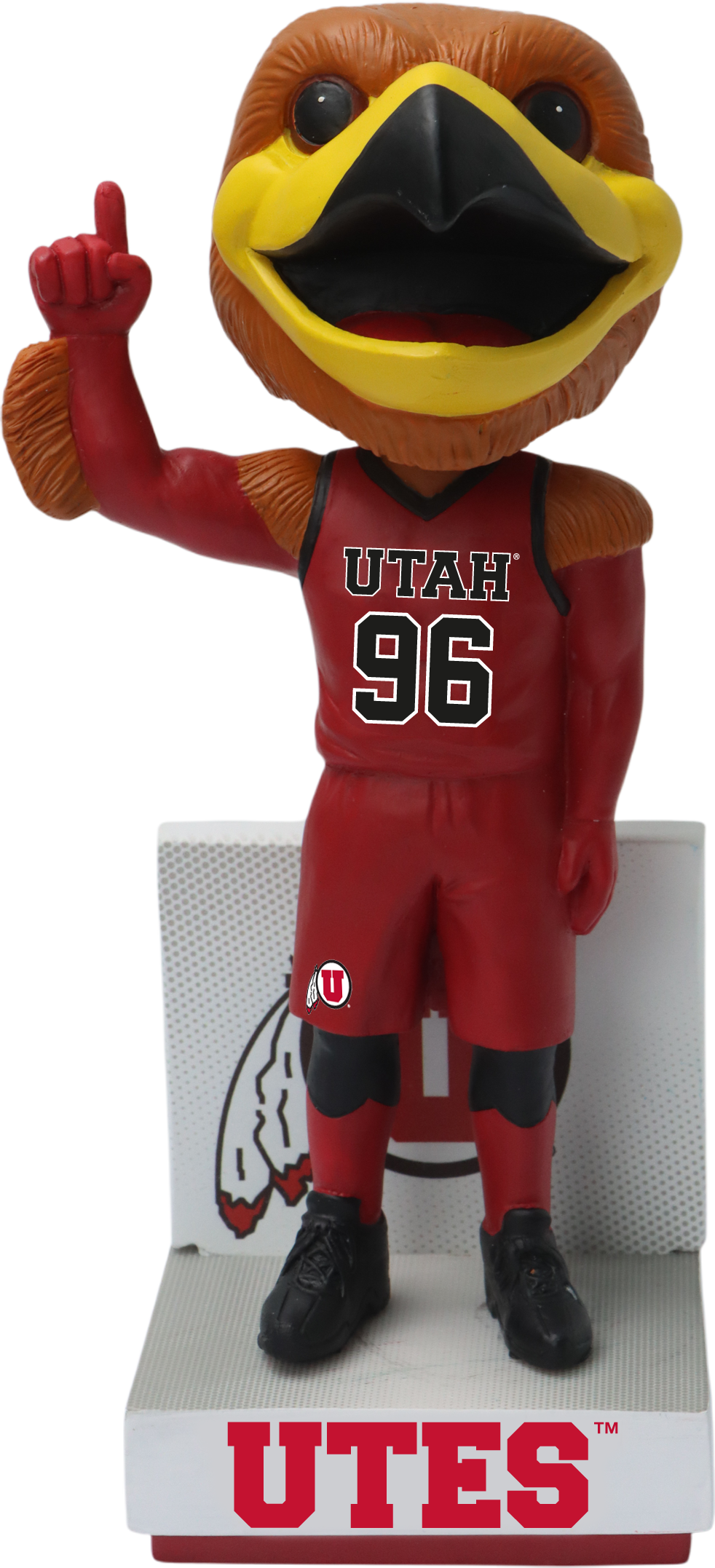 Utah Mascot Red Jersey Bobblehead