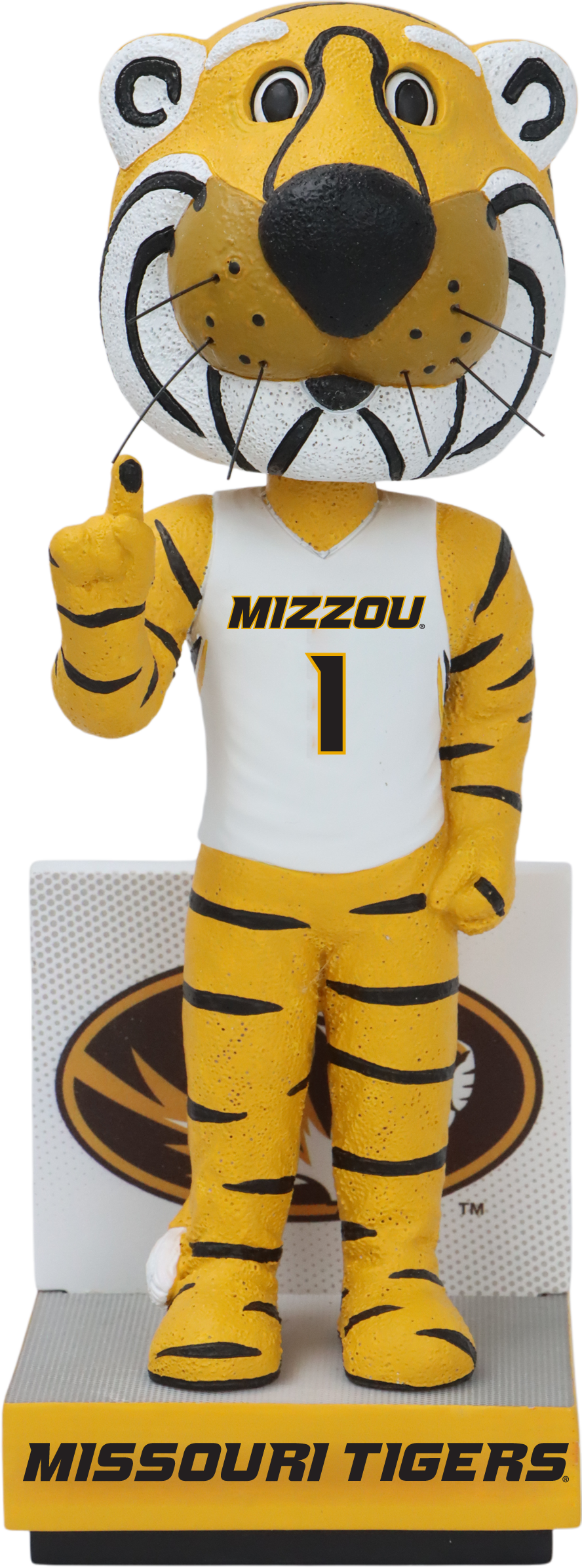 Missouri Mascot White Jersey Bobblehead