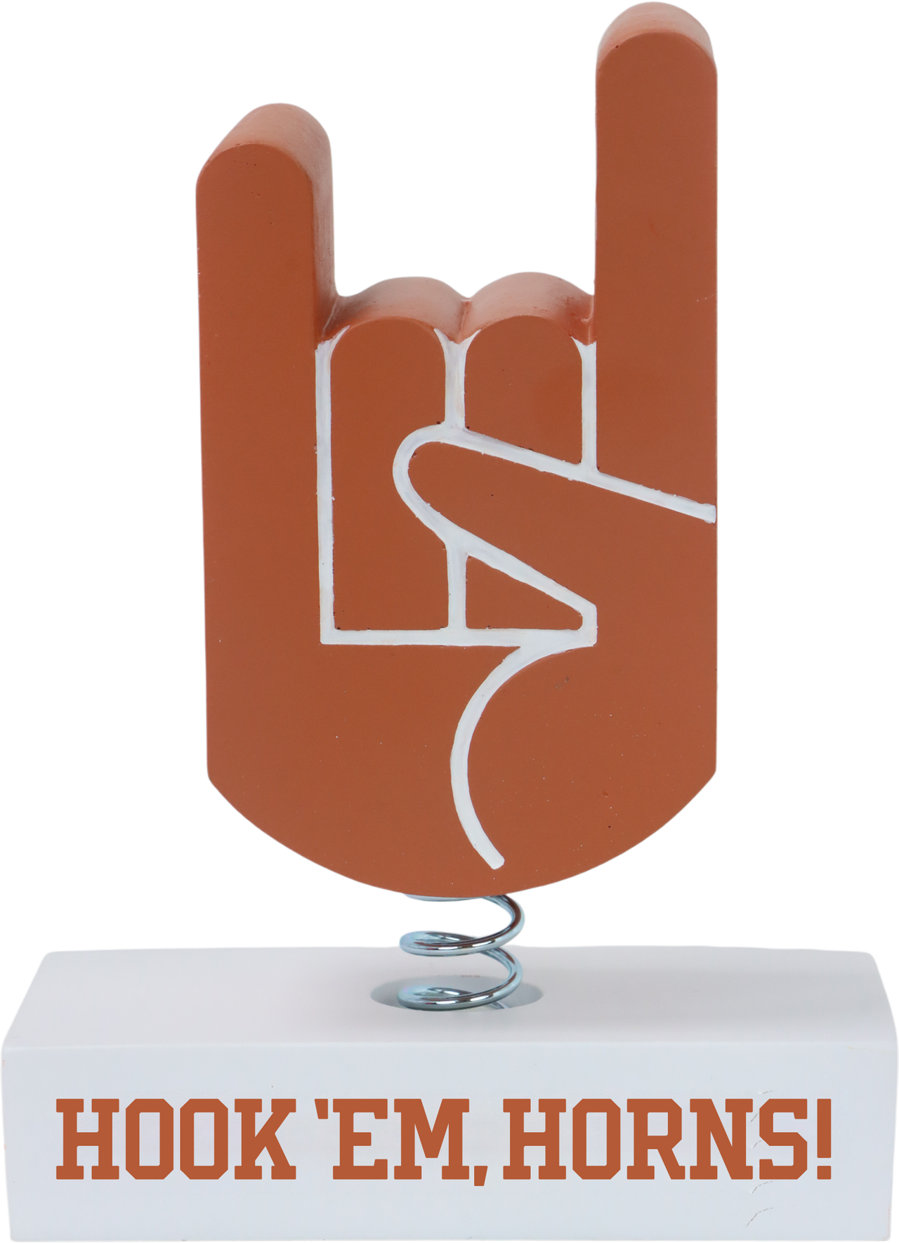 Texas Hook 'Em Horns Bobble Logo