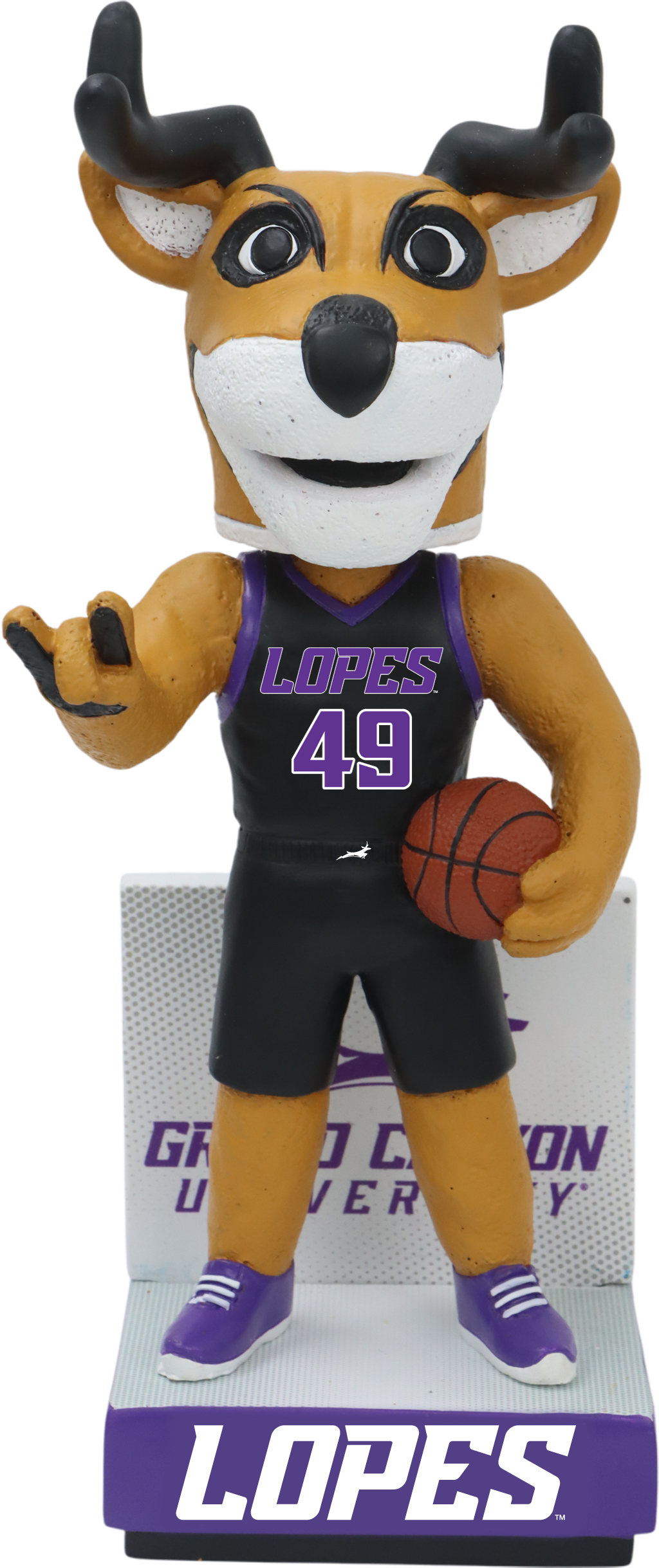 Grand Canyon Mascot Black Jersey Bobblehead