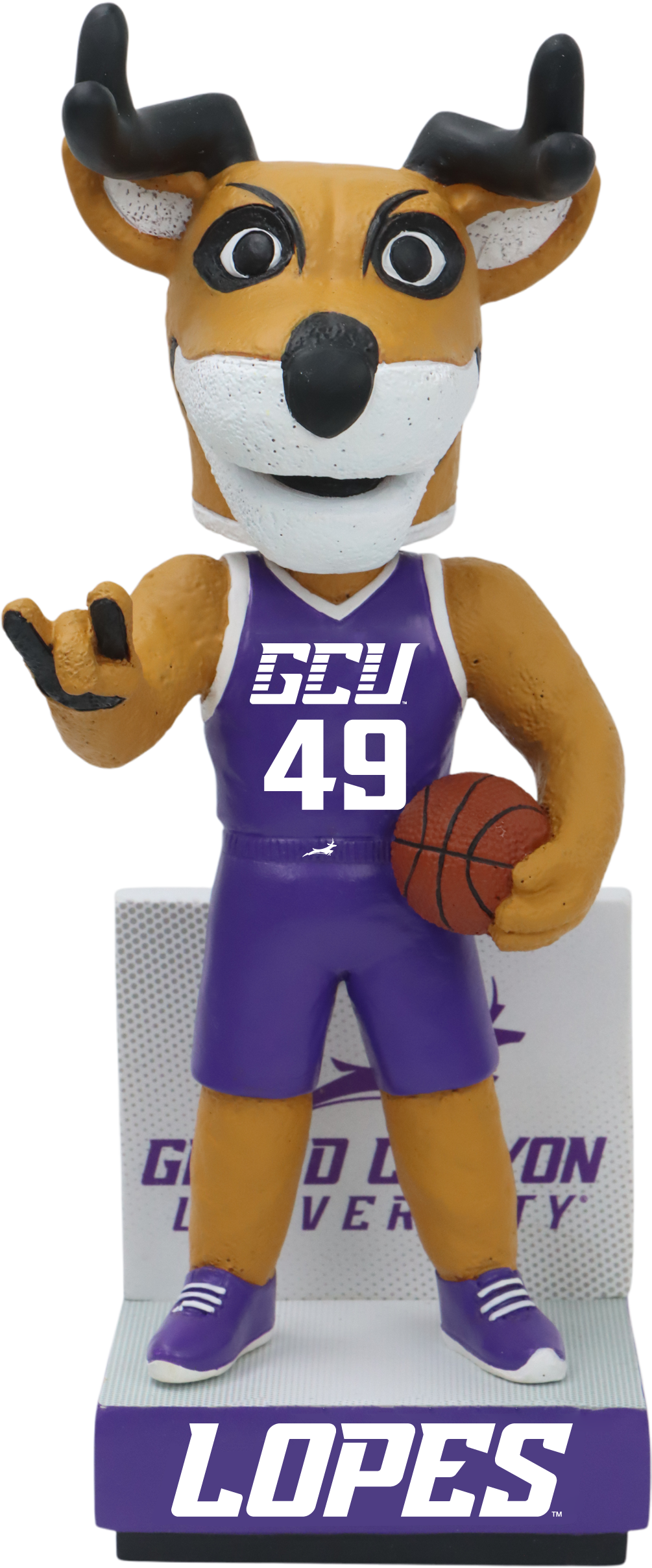 Grand Canyon Mascot Purple Jersey Bobblehead