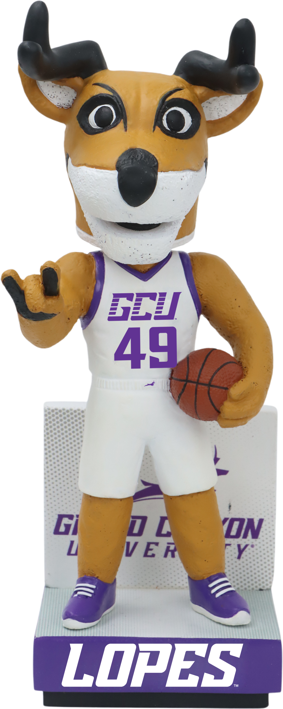 Grand Canyon Mascot White Jersey Bobblehead