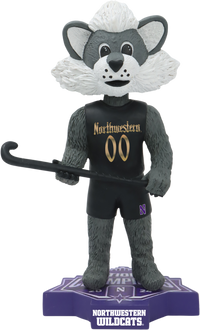 Thumbnail for Northwestern Women's Field Hockey 2024 Champions Black Jersey Bobblehead