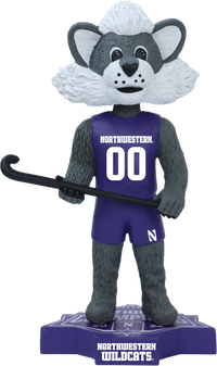 Thumbnail for Northwestern Women's Field Hockey 2024 Champions Purple Jersey Bobblehead