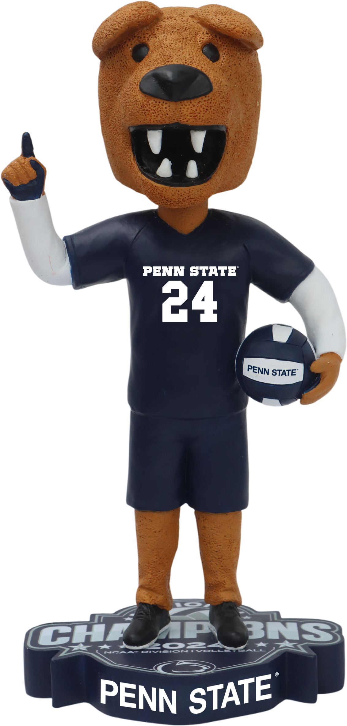 Penn State Women's Volleyball 2024 Champions Blue Jersey Bobblehead