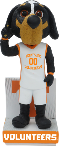 Thumbnail for Tennessee Mascot White Basketball Jersey Bobblehead