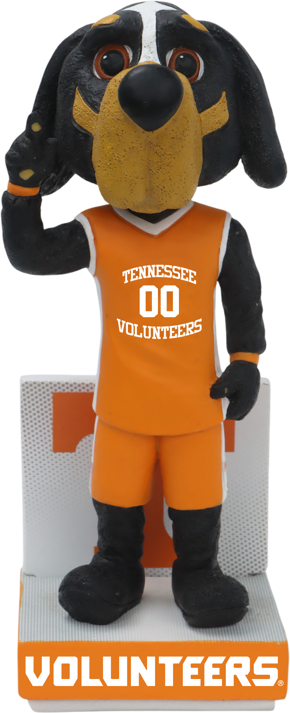 Tennessee Mascot Orange Basketball Jersey Bobblehead