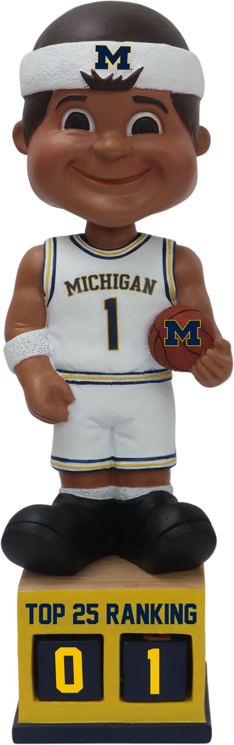 Michigan Men's Basketball Tracker Bobblehead