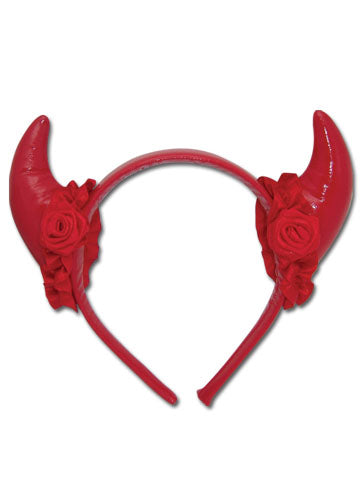 DEVIL HORN HEADBAND-DEVIL ROSE HEADBAND  (DISC)