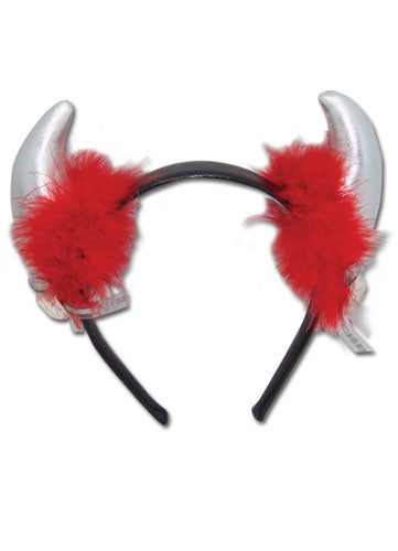 DEVIL HORN HEADBAND-DEVIL SILVER HEADBAND  (DISC)