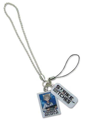 STRIKE WITCHES YOSHIKA AND 501 ST CELL PHONE CHARM