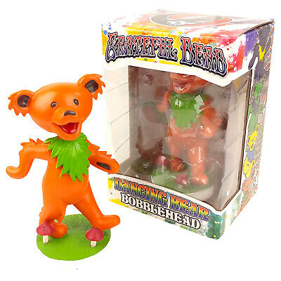 Grateful Dead Orange Dancing Bear Bobblehead