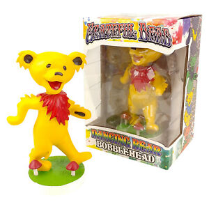 Grateful Dead Yellow Dancing Bear Bobblehead