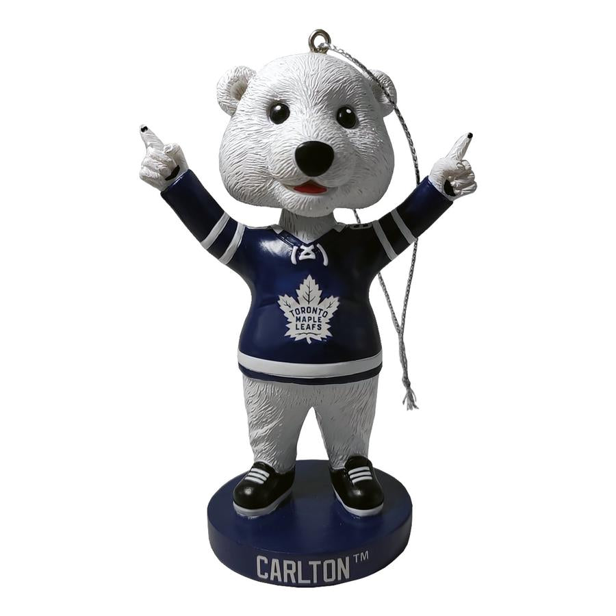 Carlton Toronto Maple Leafs Ornament Bobblehead Ornament NHL