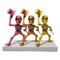 Thumbnail for Grateful Dead Pink Orange Yellow Dancing Skeletons Bobblehead