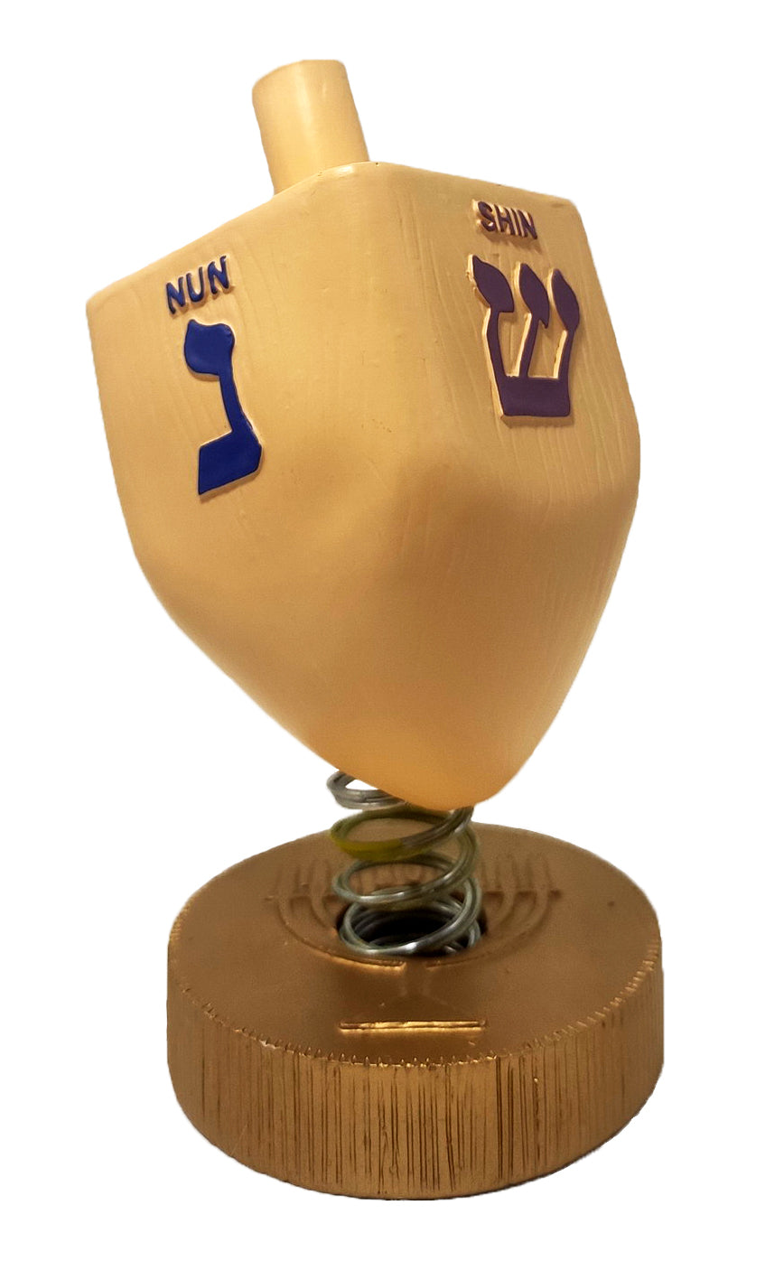 Dreidel Hanukkah Chanukah Holidays Gelt Base Bobble