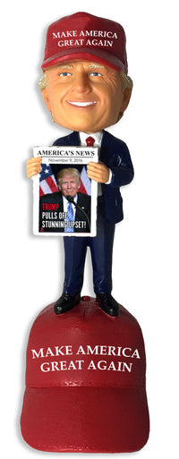 Thumbnail for Donald Trump Newspaper 2016 Election Night Bobblehead