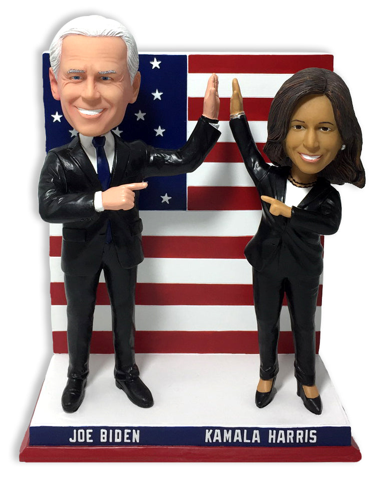 Joe Biden & Kamala Harris Dual Black Dress Bobblehead