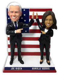 Thumbnail for Joe Biden & Kamala Harris Dual Black Dress Bobblehead