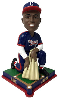 Thumbnail for Hank Aaron Indianapolis Clowns On Deck Bobblehead Negro Leagues