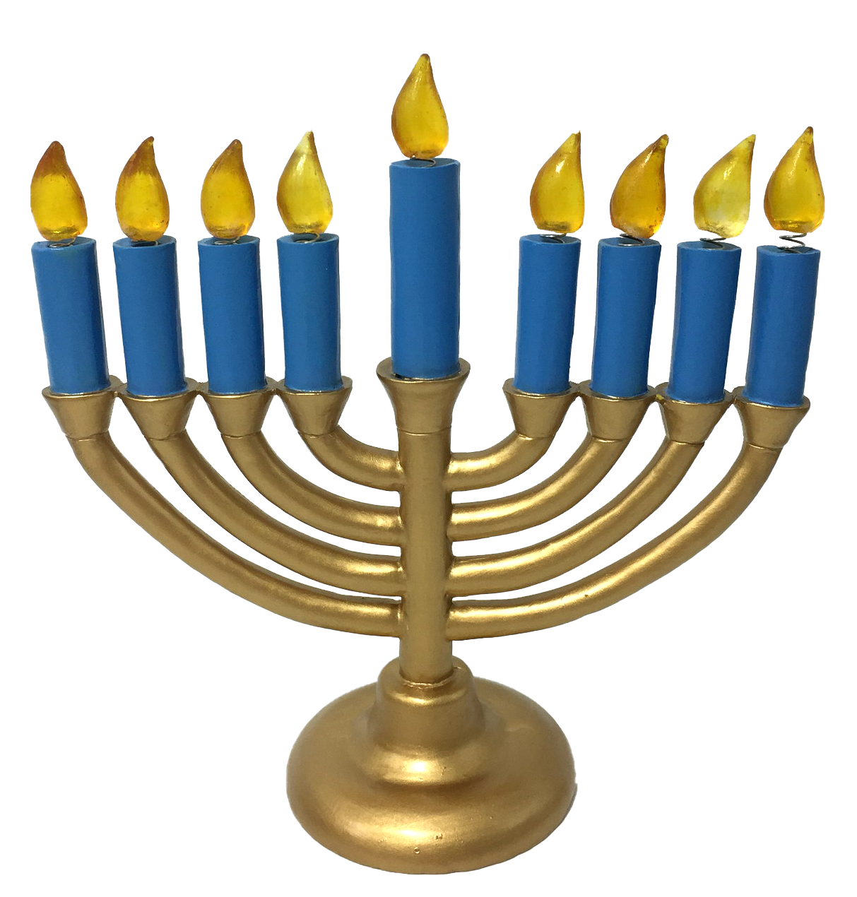 Menorah Blue Candles Hanukkah Chanukah Bobble