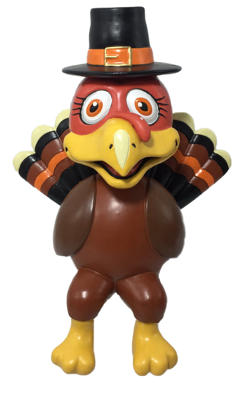 Thanksgiving Turkey Mantle Mates Sitting Bobblehead