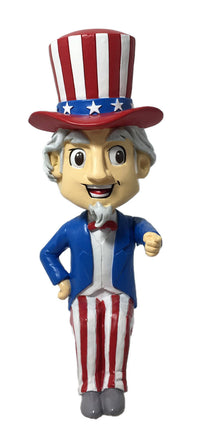 Thumbnail for Uncle Sam Mantle Mates Sitting Patriotic United States USA Bobblehead