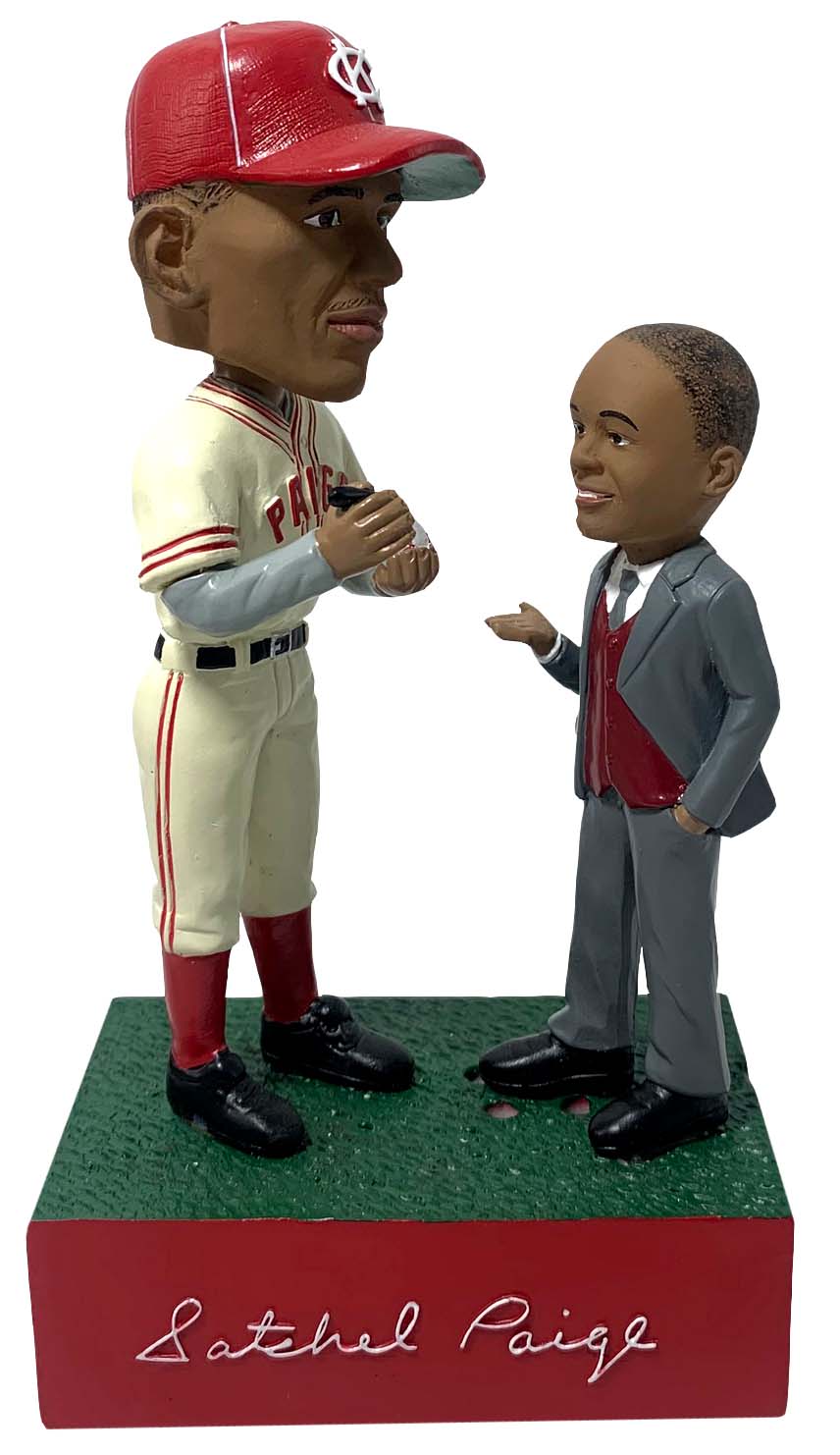 Satchel Paige Paige All-Stars Autograph Talking Series Bobblehead Negro Leagues