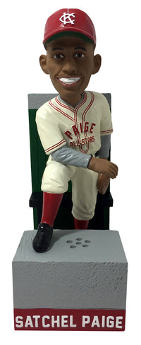 Thumbnail for Satchel Paige Paige All Stars Negro Leagues Talking In Dugout Bobblehead Negro Leagues
