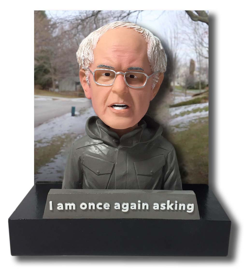 Bernie Sanders I'm Asking For Your Support Bobblehead