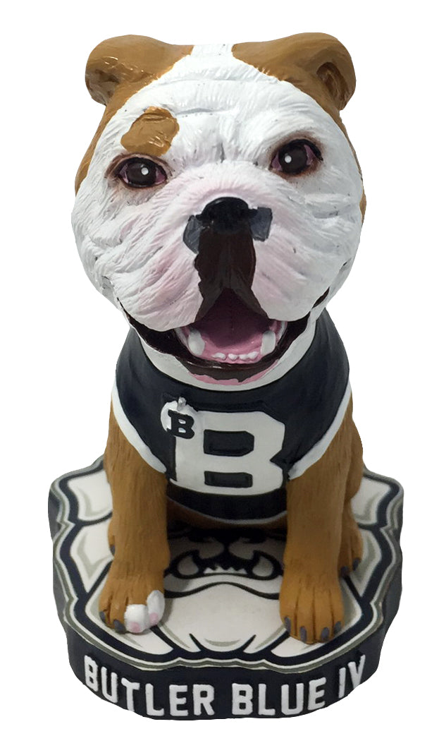 Butler Live Mascot - Blue IV Mini Dashboard Bobblehead