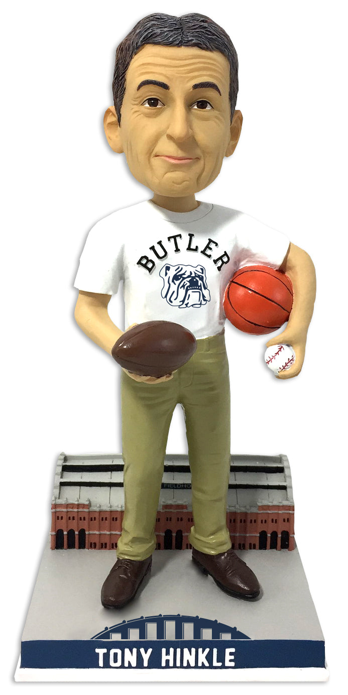 Tony Hinkle Butler Bulldogs Former Coach Bobblehead NCAA Hinkle Fieldhouse