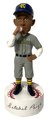 Thumbnail for Satchel Paige Kansas City Monarhcs Talking Baseball Bobblehead Negro Leagues