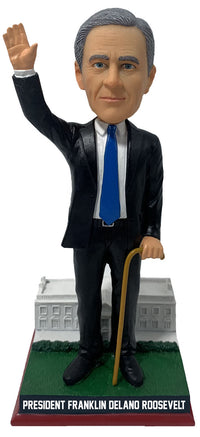Thumbnail for Franklin Delano Roosevelt White House Base Standing President Bobblehead #/1,932