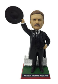 Thumbnail for Theodore Roosevelt White House Base President Bobblehead Numbered to 1,901