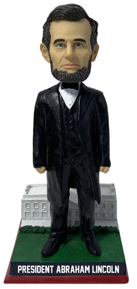 Thumbnail for Abraham Lincoln White House Base President Bobblehead Numbered to 1,860
