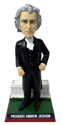 Thumbnail for Andrew Jackson White House Base President Bobblehead Numbered to 1,828