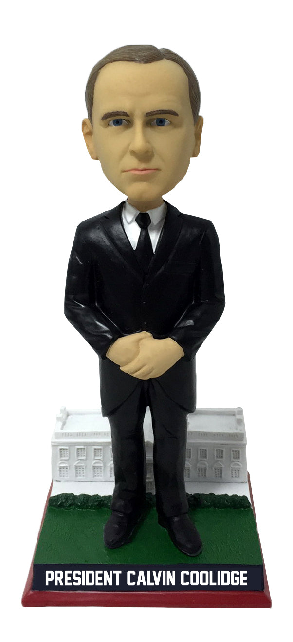 Calvin Coolidge White House Base President Bobblehead Numbered to 1,923