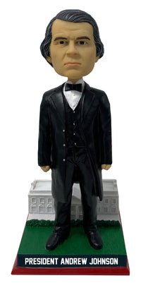 Thumbnail for Andrew Johnson White House Base President Bobblehead Numbered to 1,865