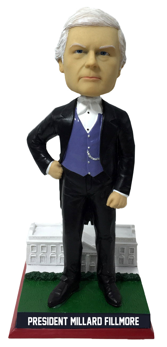 Millard Fillmore White House Base President Bobblehead Numbered to 1,850