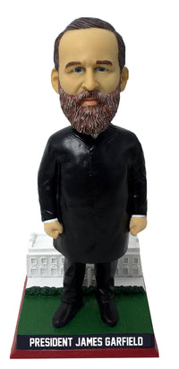 Thumbnail for James Garfield White House Base President Bobblehead Numbered to 1,880