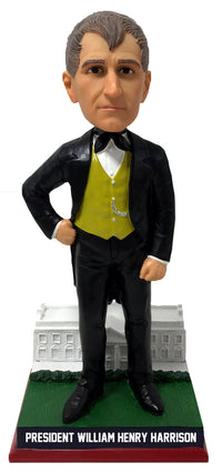 Thumbnail for William Henry Harrison White House Base President Bobblehead Numbered to 1,840