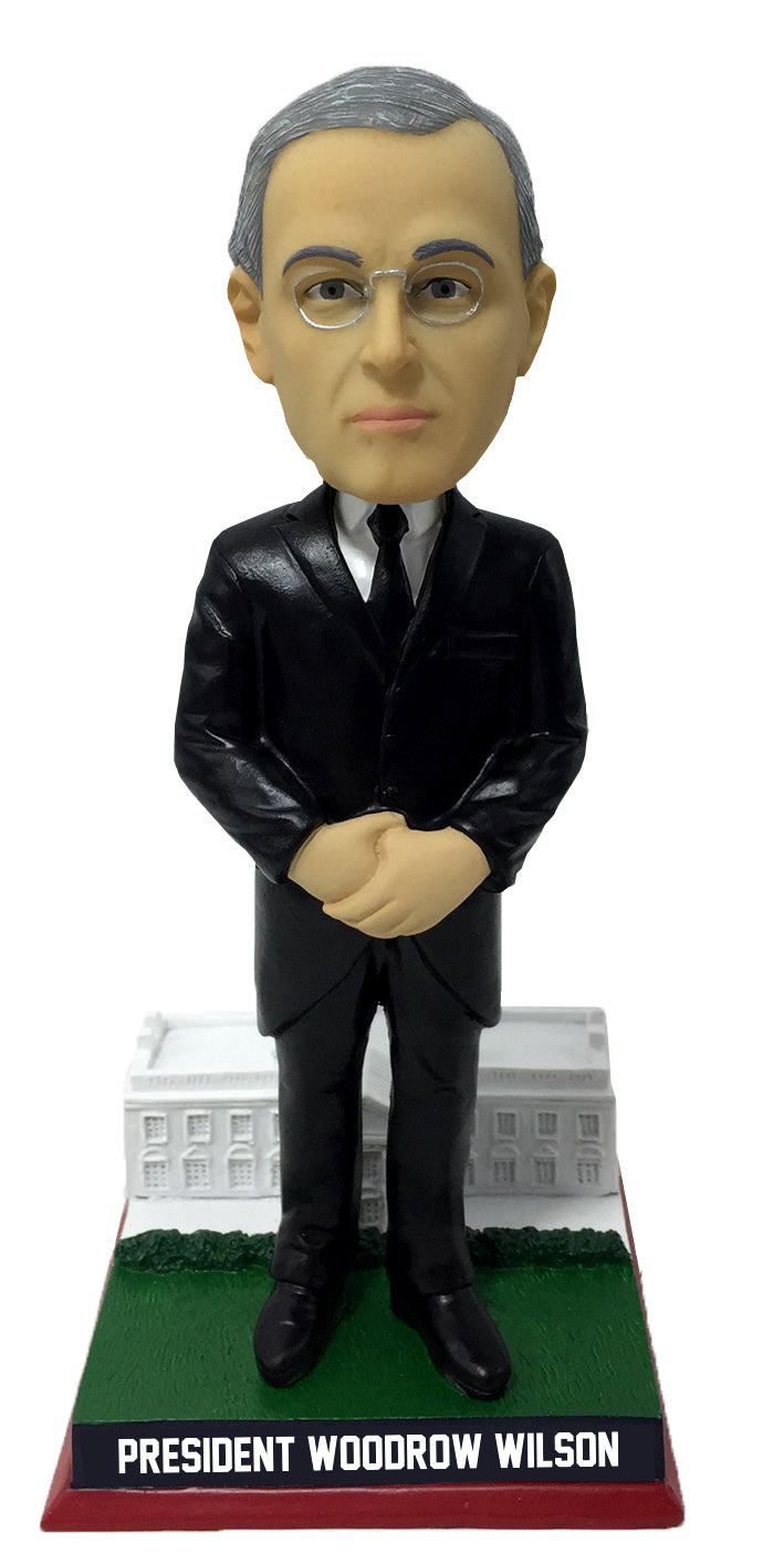 Woodrow Wilson White House Base President Bobblehead Numbered to 1,912