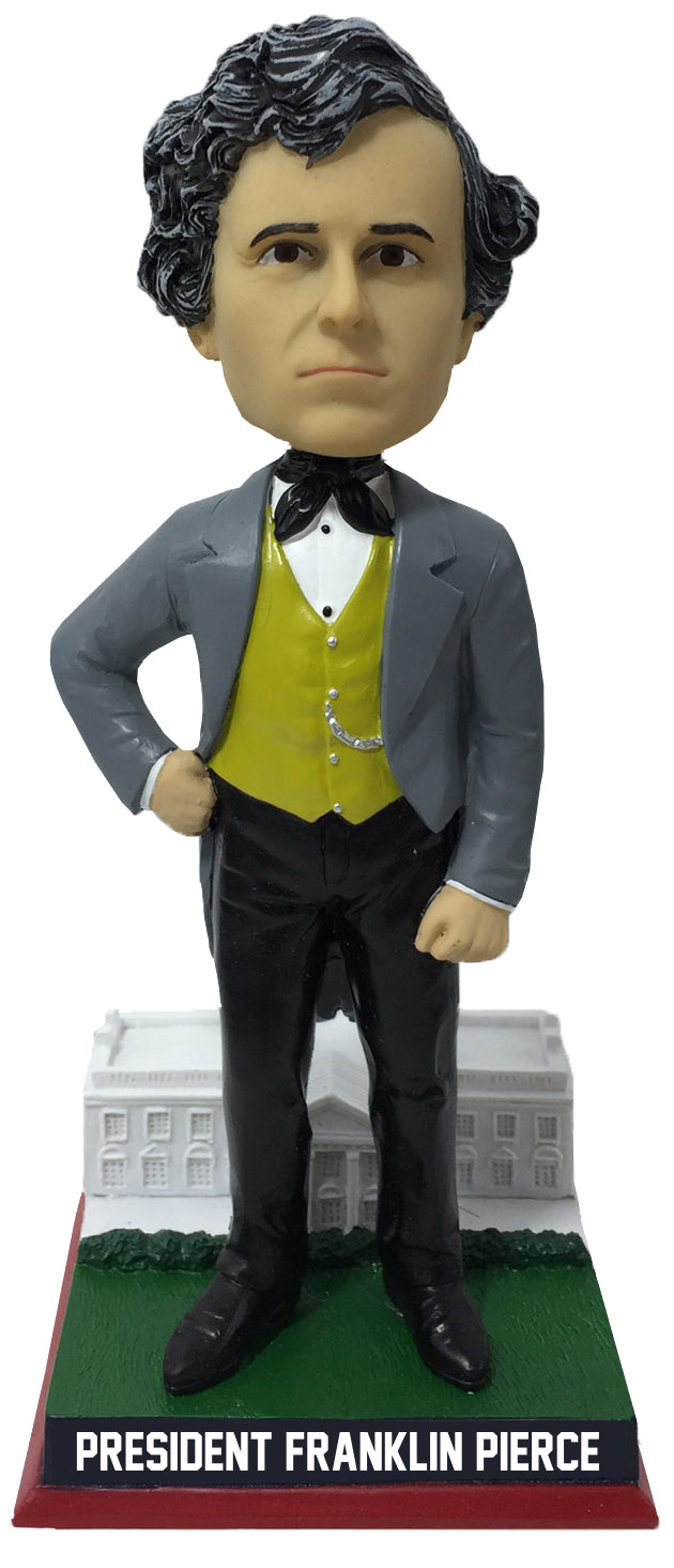 Franklin Pierce White House Base President Bobblehead Numbered to 1,852